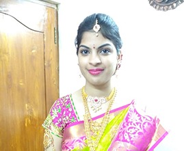 Bridal makeup session by professional makeup artist